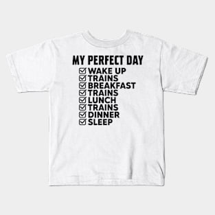 My Perfect Day Video Games Funny Cool Gamer Kids T-Shirt